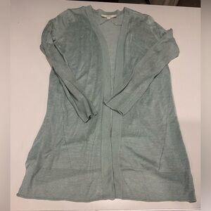 Loft Women's Light Blue Cardigan Sweater Size Medium